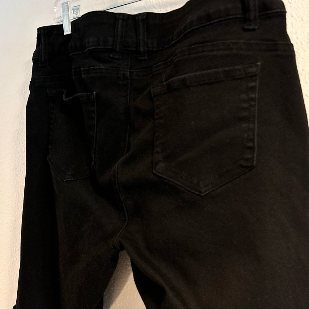 Sandpiper Women's Black Jean Shorts Size 16 - Picture 4 of 6
